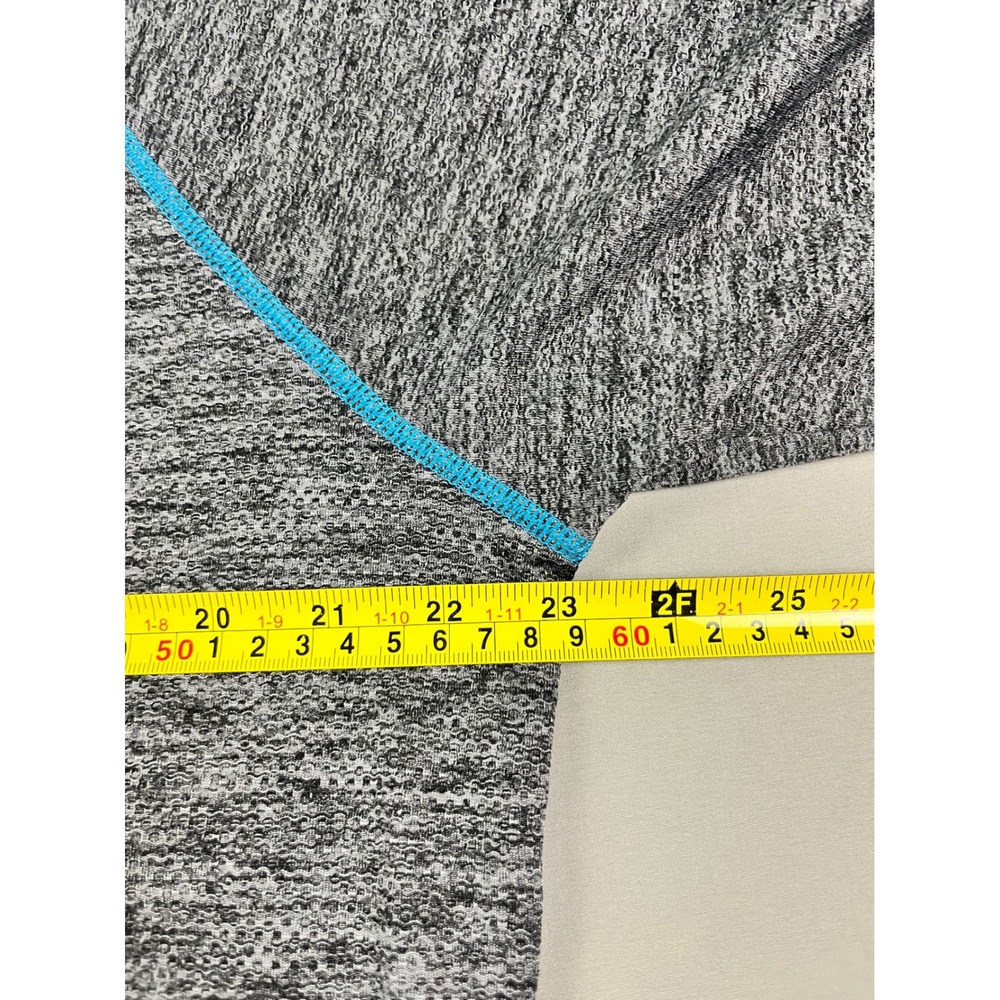Antigua Carolina Panthers Mens Large Quarter Zip Pullover Grey Blue NFL - Picture 5 of 9